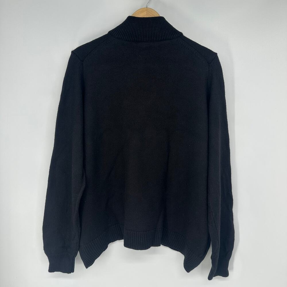 Naked Cashmere Men’s Quarter Zip Sweater Linen Cashmere Blend Pullover Preppy - Picture 6 of 10